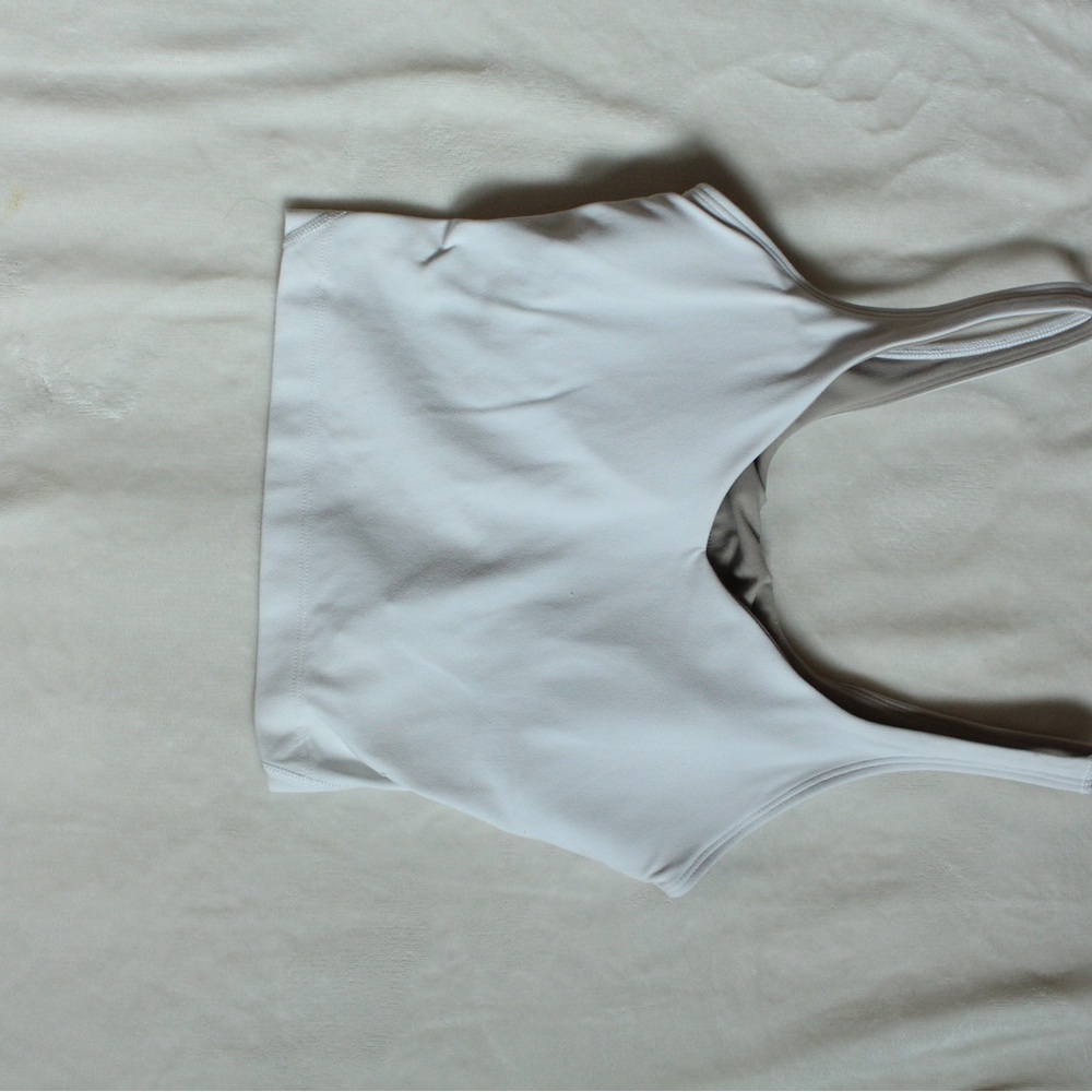 Lululemon Athletica White Tank Top